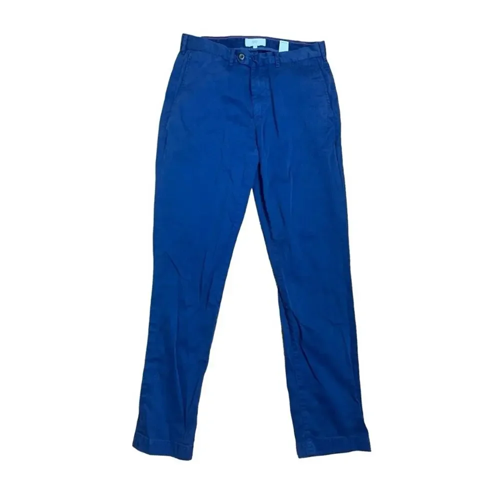 Jack Spade mens size 30 Bleeker street cotton blue trousers business casual pant